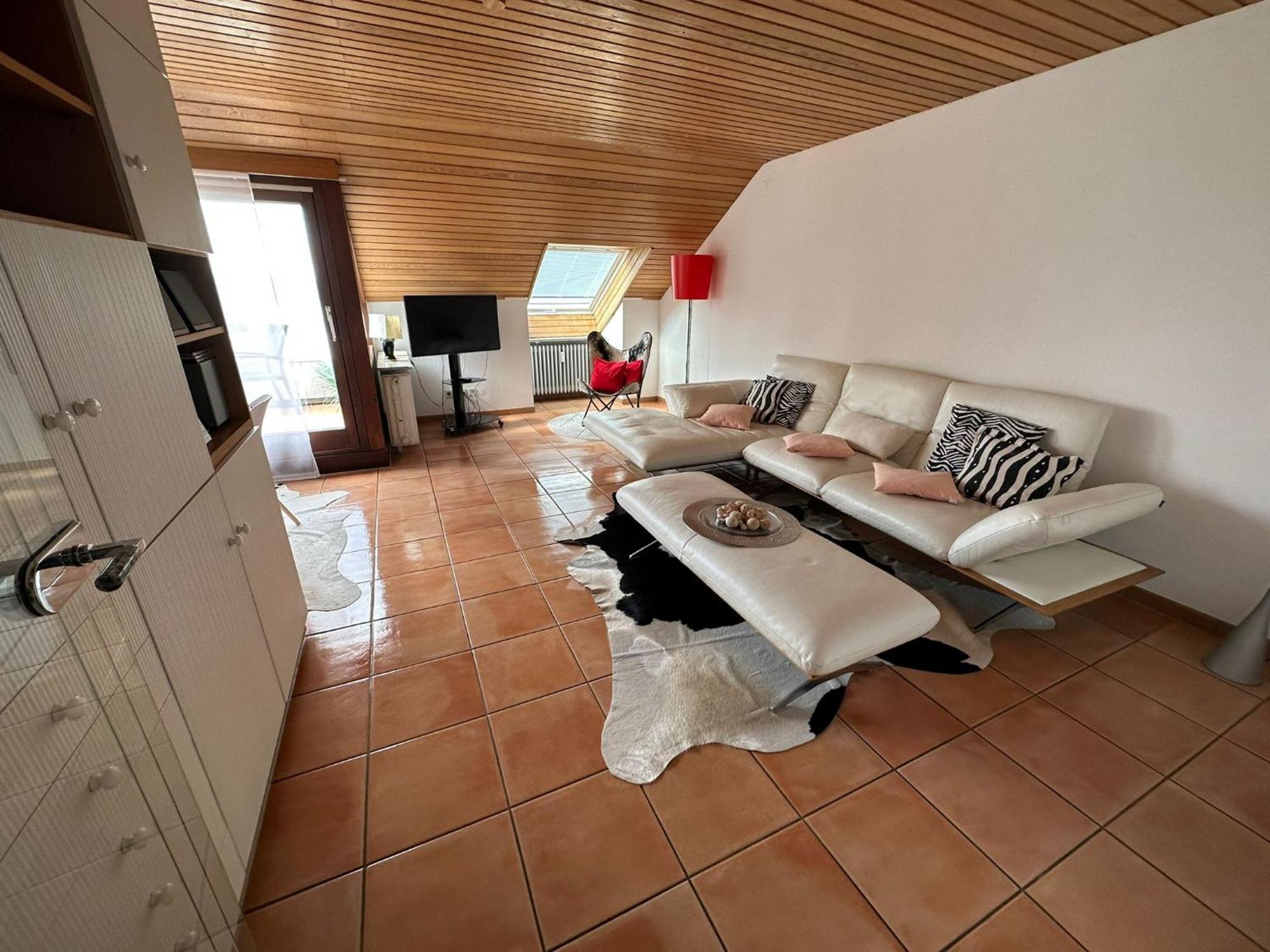 Ferienwohnung Mit Seeblick Und Dachterrasse In Ueberlingen Bagian luar foto